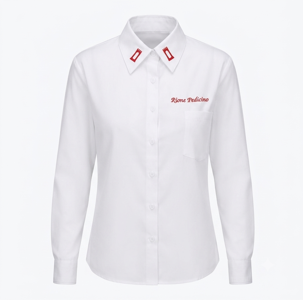 Camicia donna ricamata
