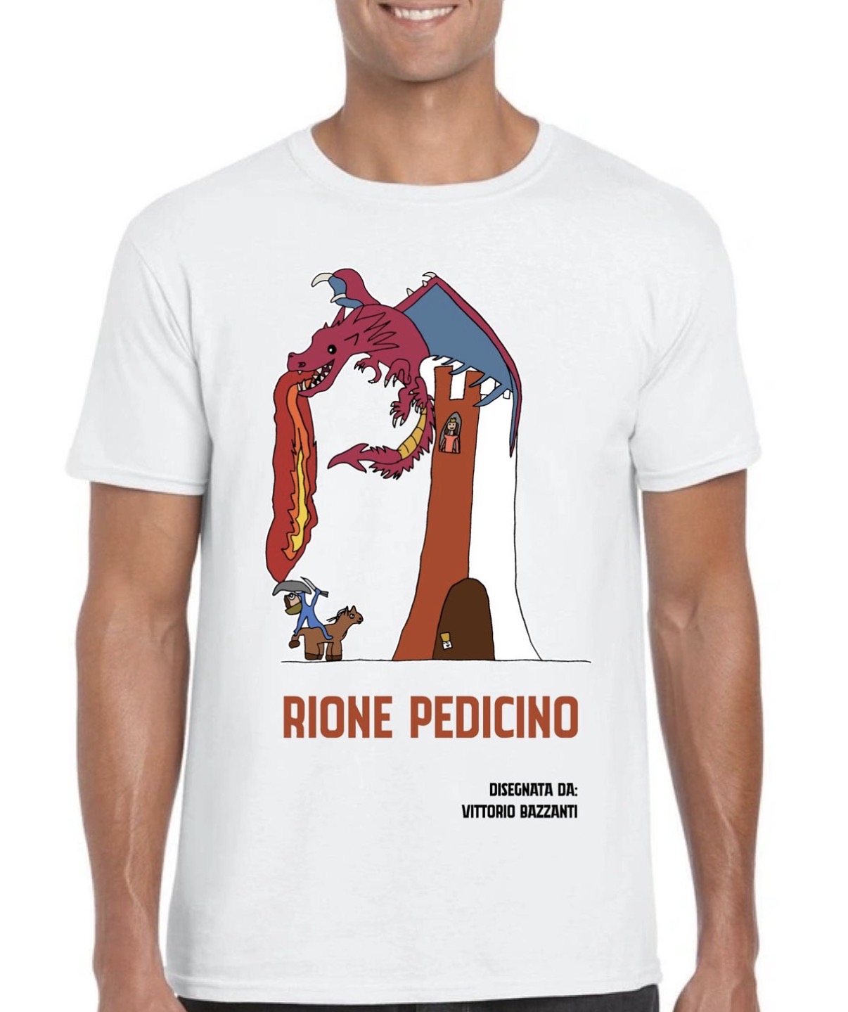 T-Shirt drago contest adulto/bambino